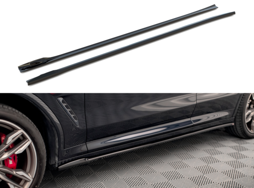 Maxton Design Maxton Design Side Skirts Diffusers V.2  BMW X3 M40d / M40i / M-Pack G01