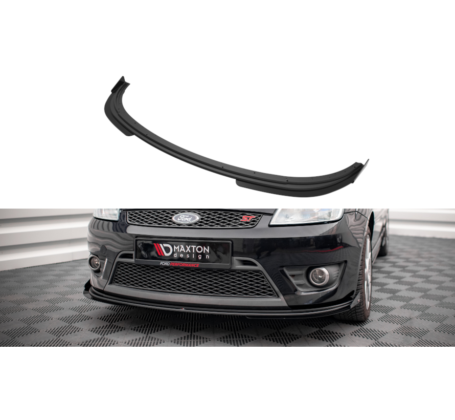 Maxton Design Street Pro Front Splitter V.1 + Flaps Ford Fiesta ST Mk6