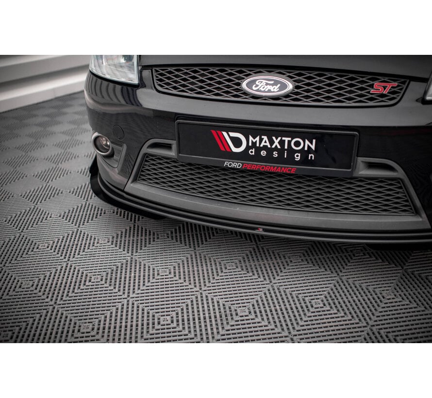 Maxton Design Street Pro Front Splitter V.1 + Flaps Ford Fiesta ST Mk6