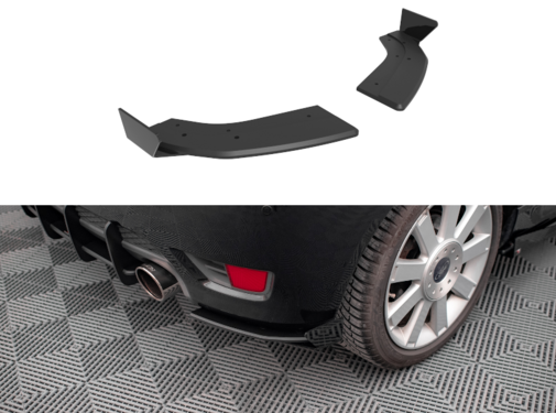 Maxton Design Maxton Design Street Pro Rear Side Splitters + Flaps Ford Fiesta ST Mk6