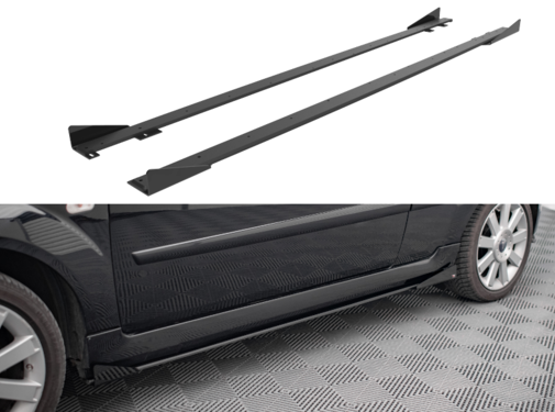 Maxton Design Maxton Design Street Pro Side Skirts Diffusers + Flaps Ford Fiesta ST Mk6