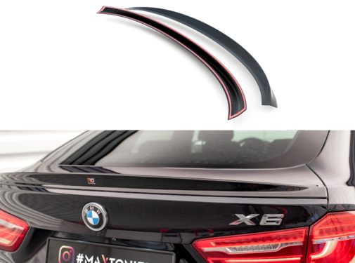 Maxton Design Maxton Design 3D Spoiler Cap V.2 passend voor BMW X6 M-Pack F16