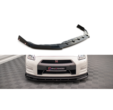 Maxton Design Maxton Design Front Splitter + Flaps Nissan GTR R35 Facelift