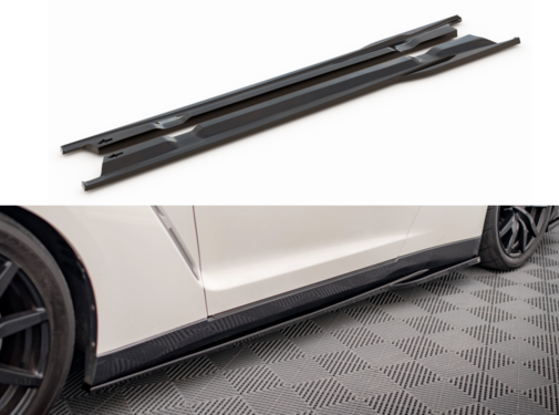 Maxton Design Maxton Design Side Skirts Diffusers Nissan GTR R35 Facelift