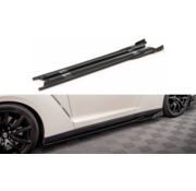 Maxton Design Maxton Design Side Skirts Diffusers + Flaps Nissan GTR R35 Facelift