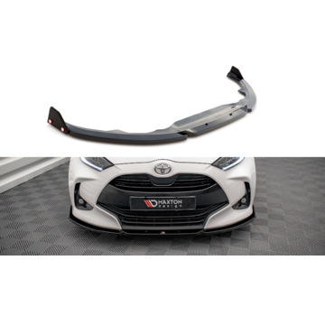 Maxton Design Maxton Design Front Splitter V.1 + Flaps Toyota Yaris Mk4