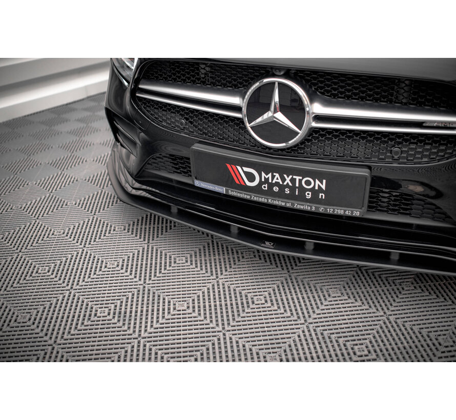 Maxton Design Street Pro Front Splitter Mercedes A35 AMG / AMG-Line Aero Pack W177