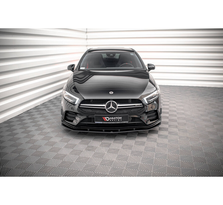 Maxton Design Street Pro Front Splitter Mercedes A35 AMG / AMG-Line Aero Pack W177