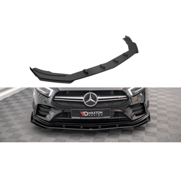 Maxton Design Maxton Design Street Pro Front Splitter + Flaps Mercedes A35 AMG / AMG-Line Aero Pack W177