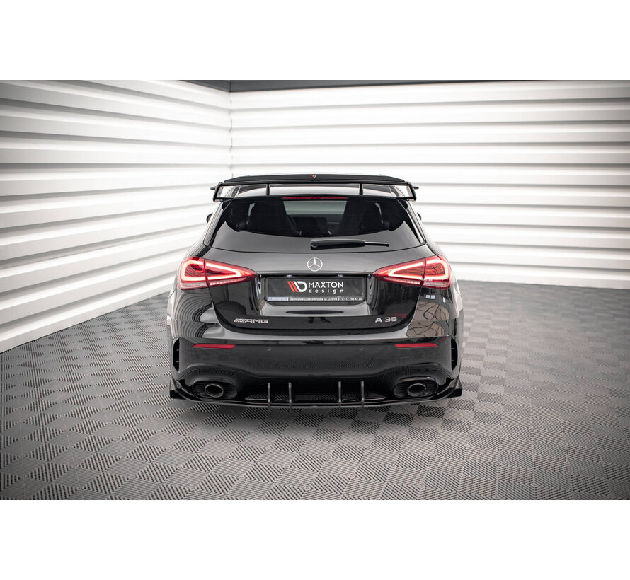 Maxton Design Street Pro Rear Valance + Flaps Mercedes A35 AMG Hatchback Aero Pack W177
