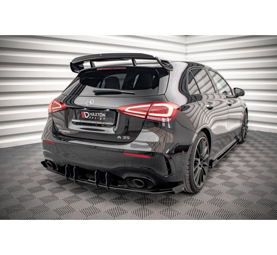 Maxton Design Street Pro Rear Valance + Flaps Mercedes A35 AMG Hatchback Aero Pack W177