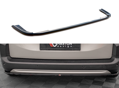 Maxton Design Maxton Design Central Rear Splitter Citroen Berlingo Mk3