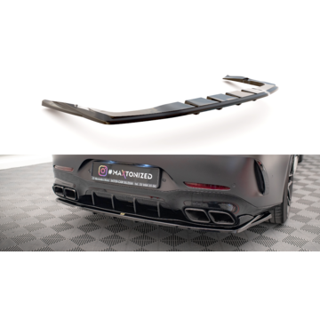 Maxton Design Maxton Design Central Rear Splitter (with vertical bars) Mercedes-AMG GT 63S 4-Door Coupe Aero