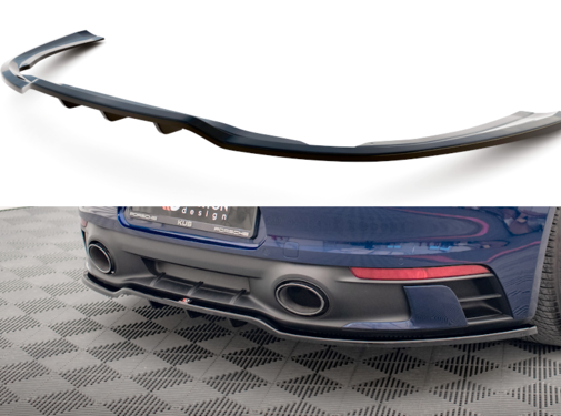 Maxton Design Maxton Design Central Rear Splitter (with vertical bars) V.1 Porsche 911 Carrera Aero 992