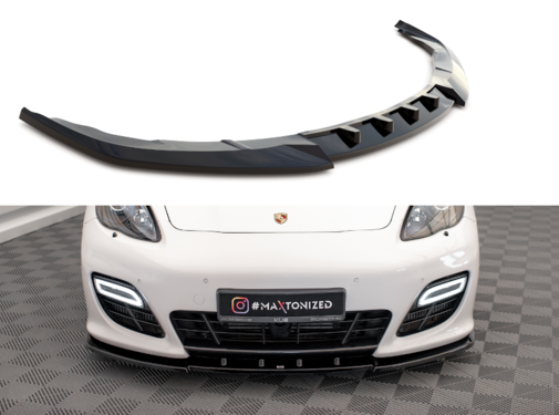 Maxton Design Maxton Design Front Splitter V.1 Porsche Panamera Turbo Sport Design Package 970