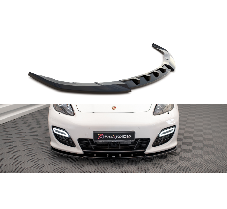 Maxton Design Front Splitter V.1 Porsche Panamera Turbo Sport Design Package 970