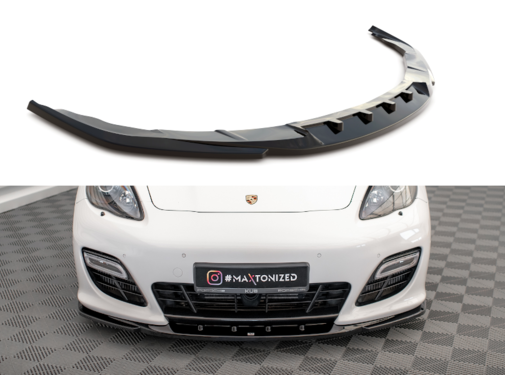 Maxton Design Maxton Design Front Splitter V.2 Porsche Panamera Turbo Sport Design Package 970