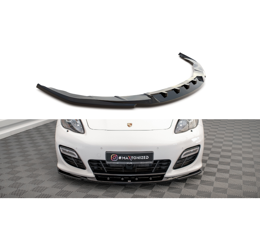 Maxton Design Front Splitter V.2 Porsche Panamera Turbo Sport Design Package 970