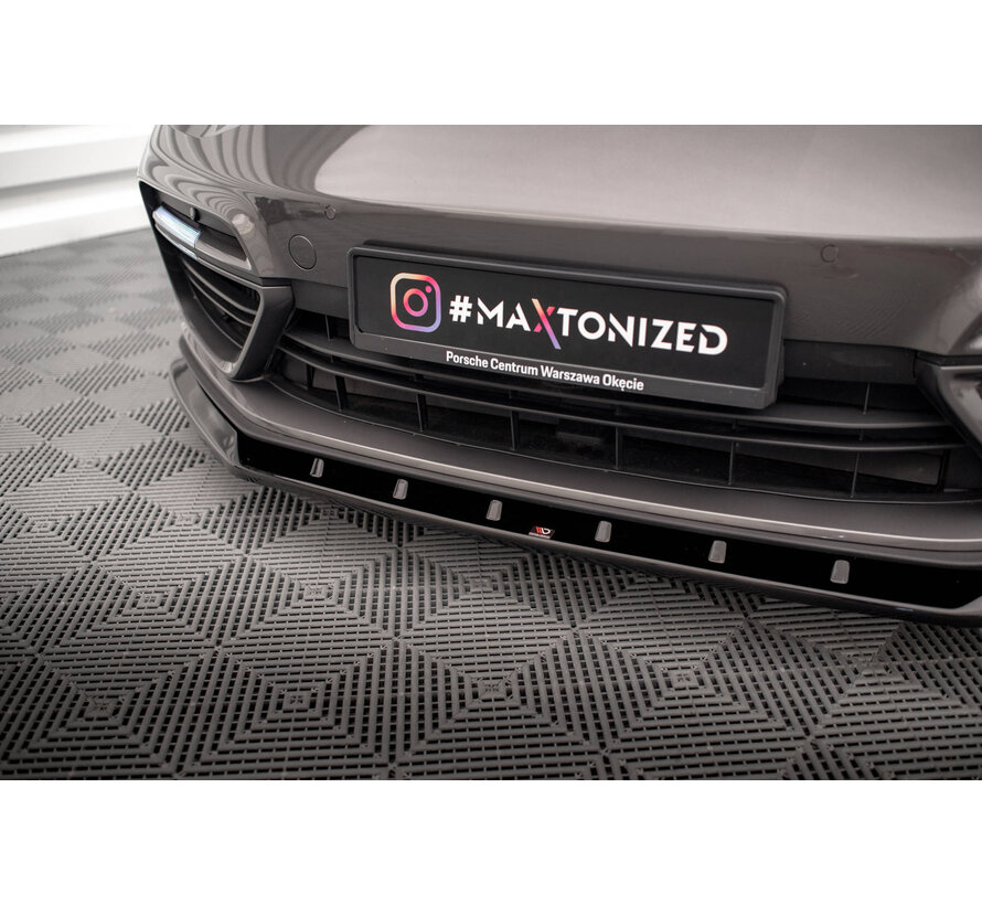 Maxton Design Front Splitter V.1 Porsche Panamera E-Hybrid 971