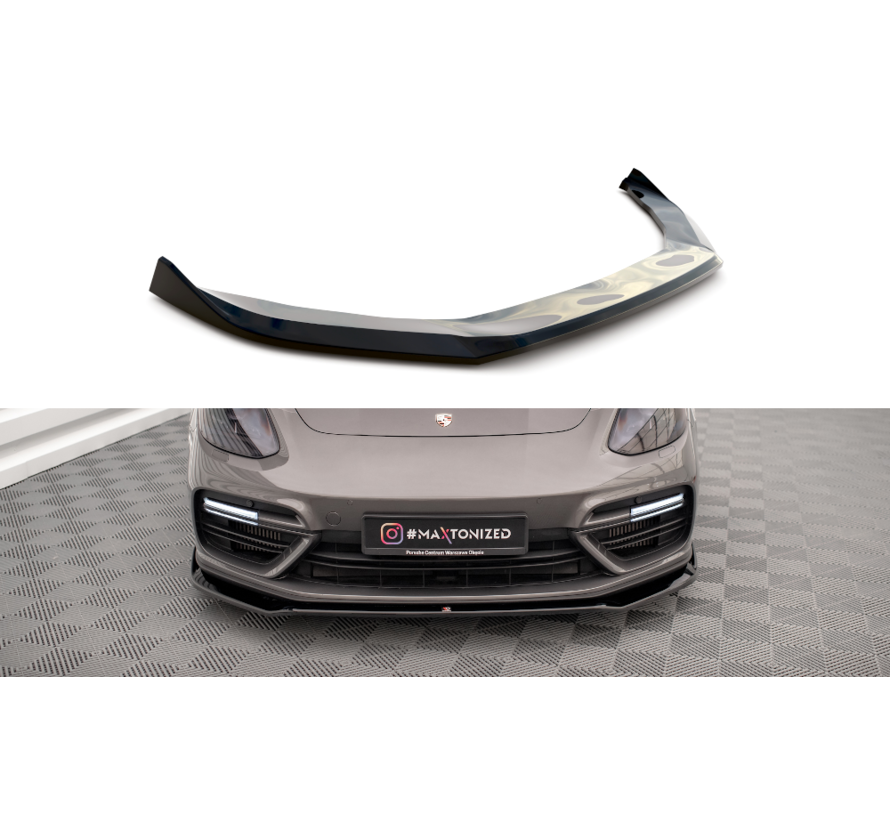 Maxton Design Front Splitter V.2 Porsche Panamera E-Hybrid 971