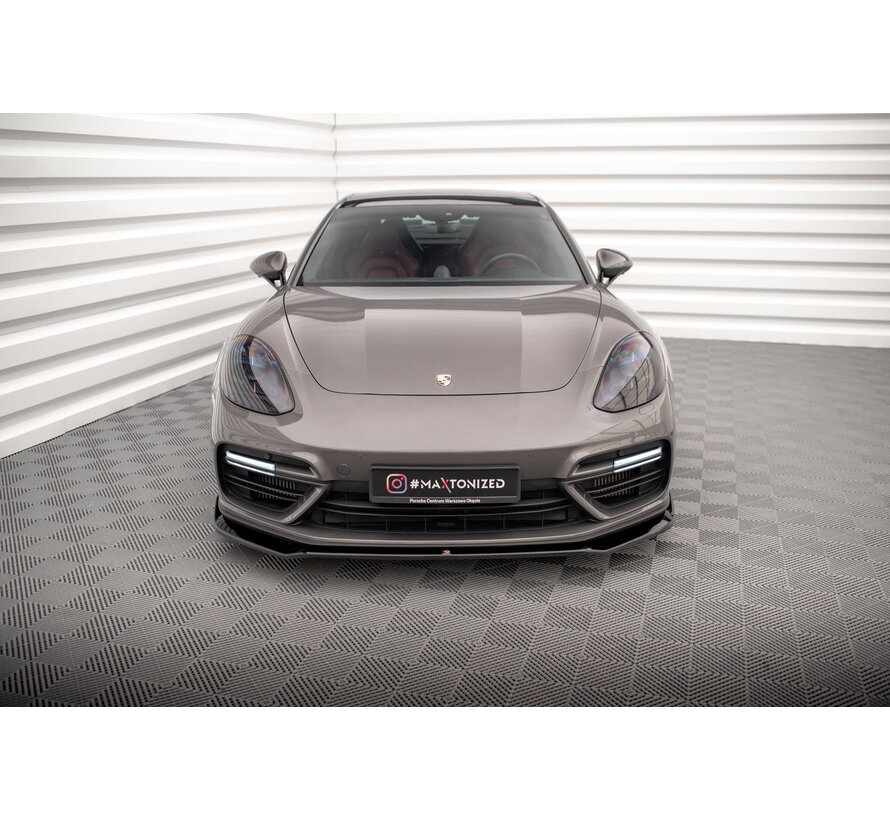 Maxton Design Front Splitter V.2 Porsche Panamera E-Hybrid 971