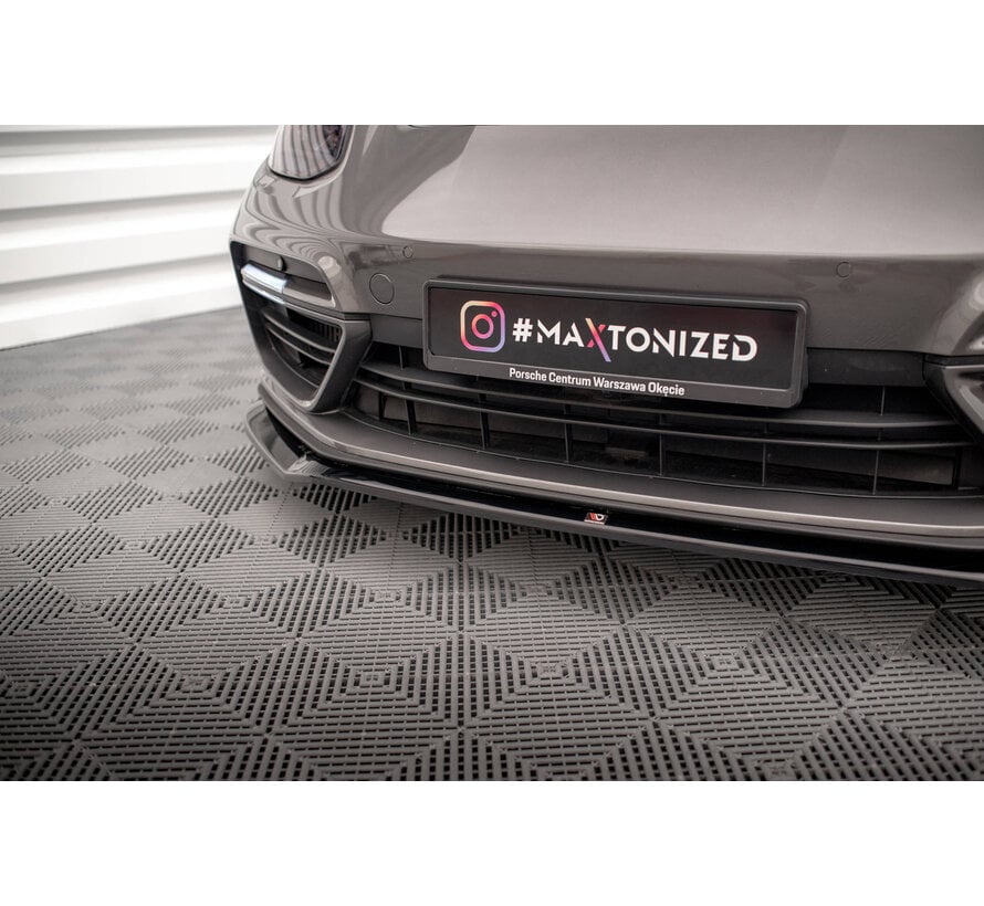 Maxton Design Front Splitter V.2 Porsche Panamera E-Hybrid 971