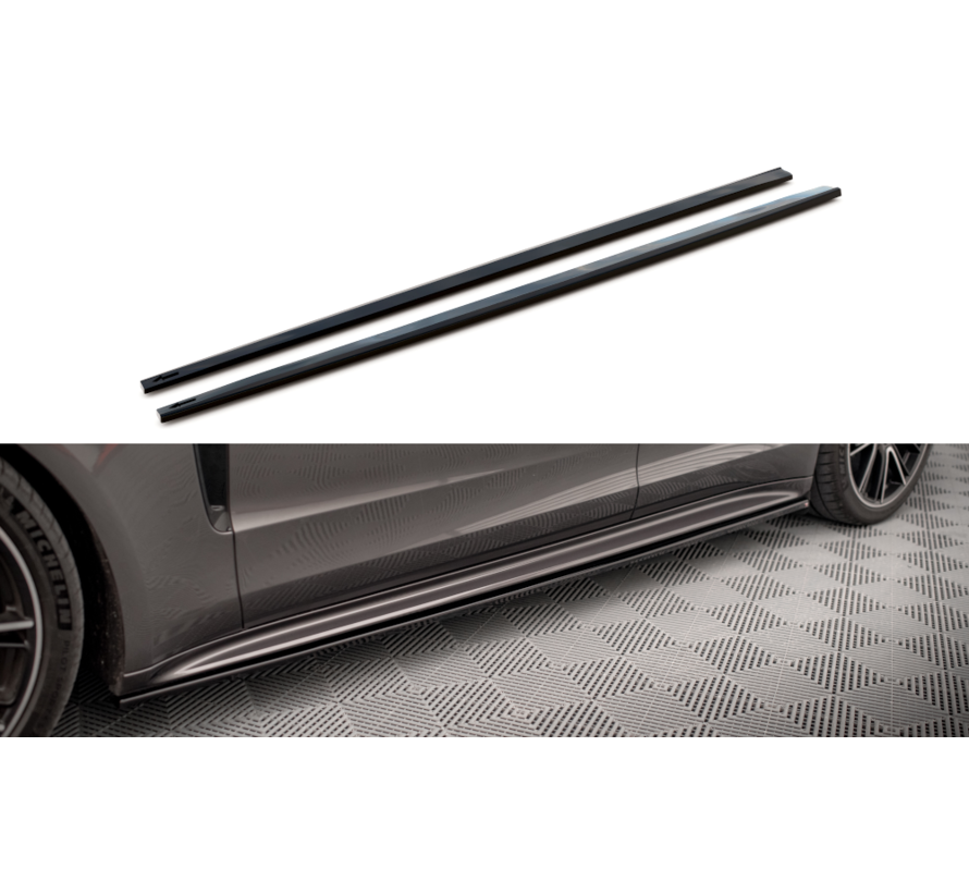 Maxton Design Side Skirts Diffusers Porsche Panamera E-Hybrid 971