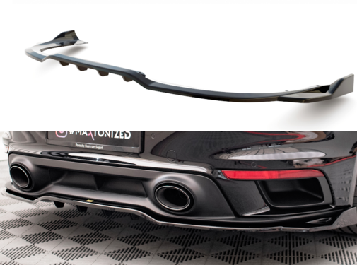 Maxton Design Maxton Design Central Rear Splitter (with vertical bars) Porsche 911 Turbo S 992