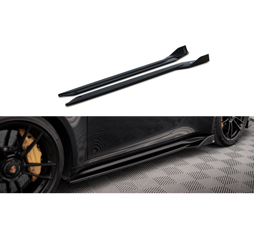 Maxton Design Side Skirts Diffusers Porsche 911 Turbo S 992