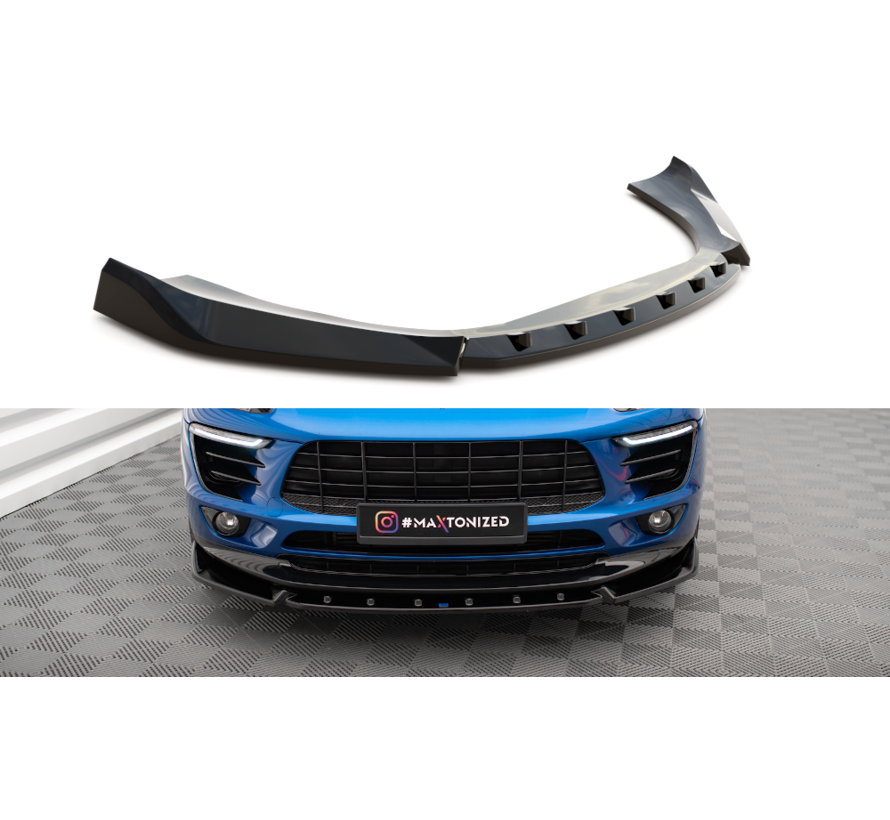 Maxton Design Front Splitter V.2 Porsche Macan Mk1