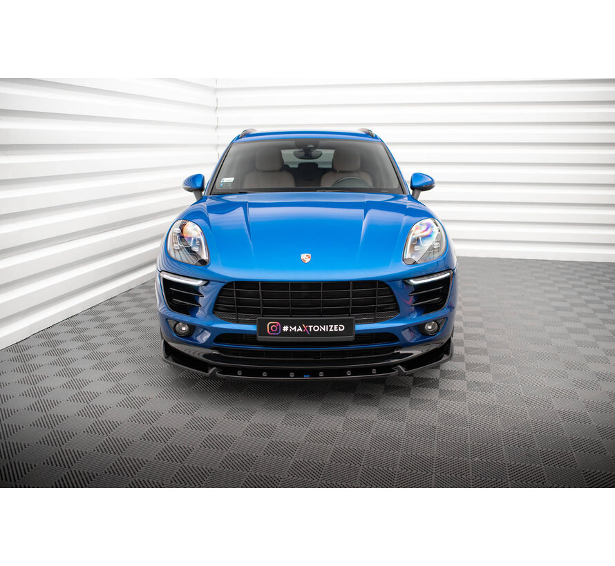 Maxton Design Front Splitter V.2 Porsche Macan Mk1