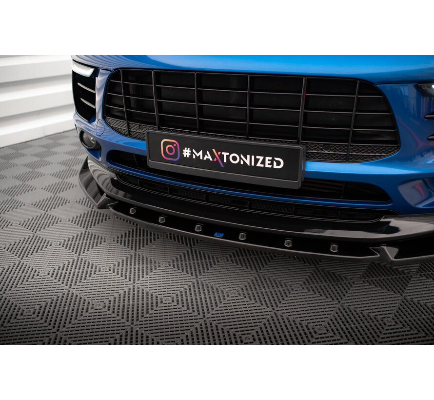 Maxton Design Front Splitter V.2 Porsche Macan Mk1