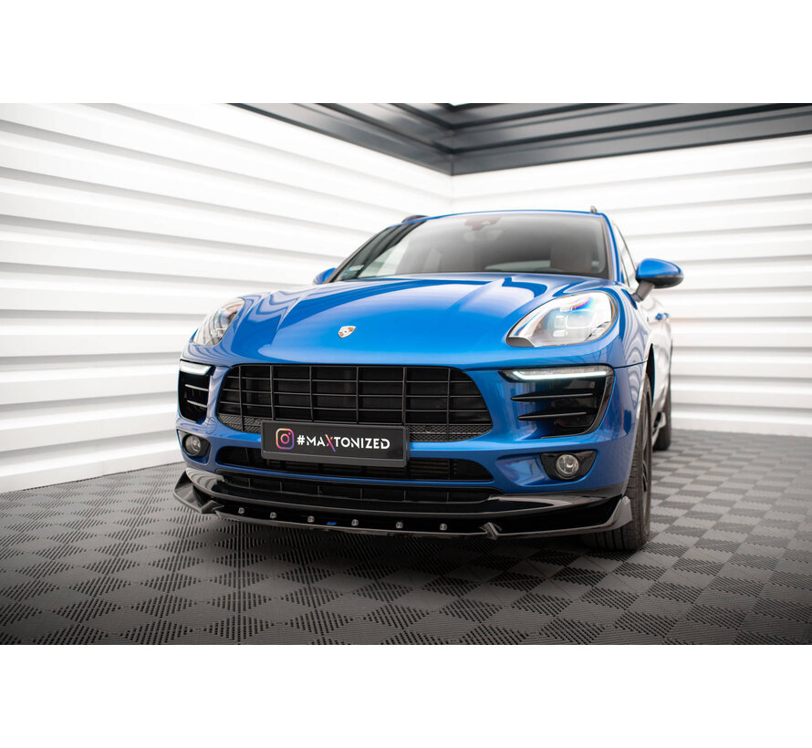 Maxton Design Front Splitter V.2 Porsche Macan Mk1