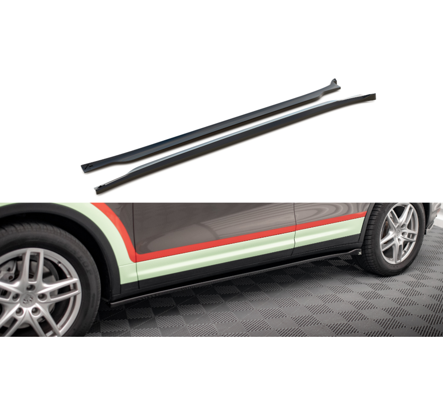 Maxton Design Side Skirts Diffusers Porsche Cayenne Mk2