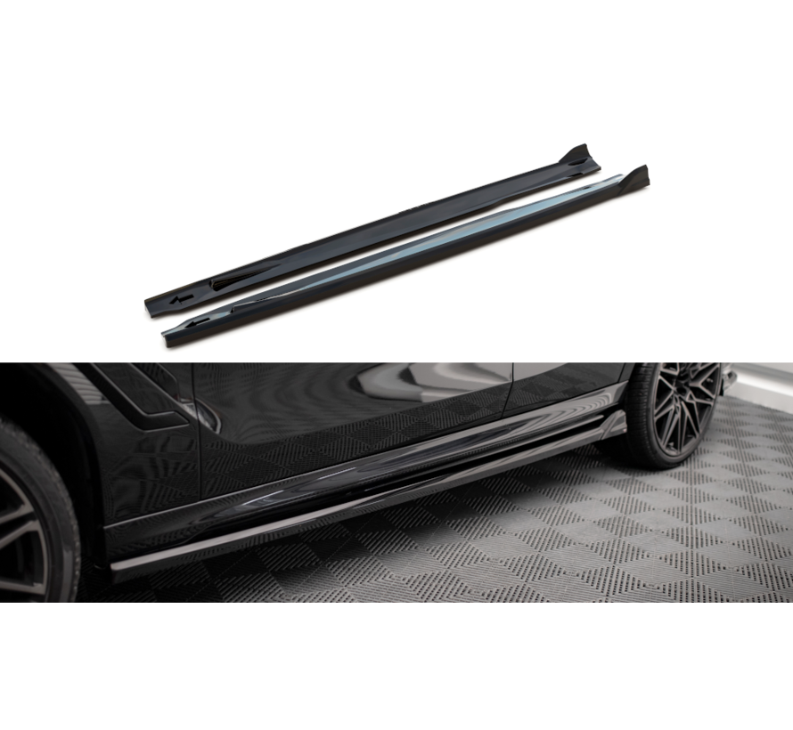 Maxton Design Side Skirts Diffusers BMW X6 M F96 / X6 M-Pack G06