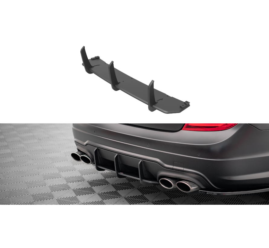 Maxton Design Street Pro Rear Diffuser Mercedes-Benz C Coupe AMG-Line C204