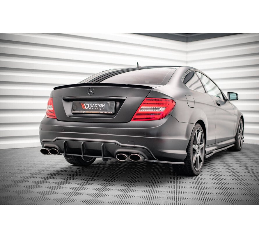 Maxton Design Street Pro Rear Diffuser Mercedes-Benz C Coupe AMG-Line C204