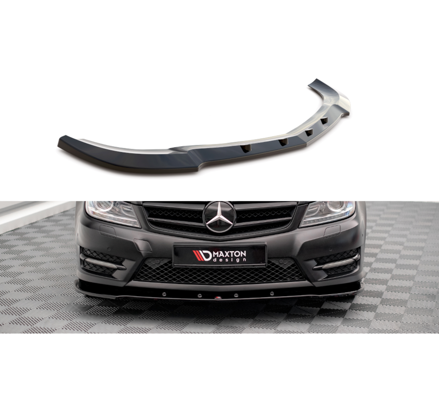 Maxton Design Front Splitter V.2 Mercedes-Benz C Coupe AMG-Line C204