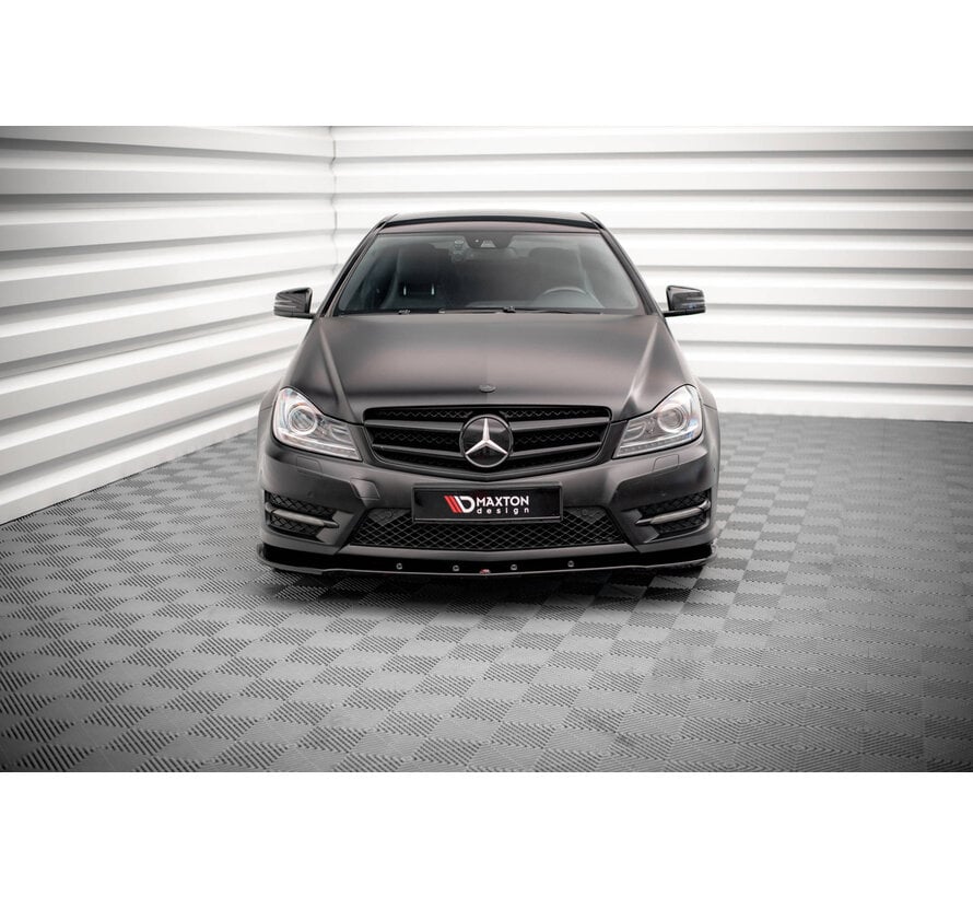 Maxton Design Front Splitter V.2 Mercedes-Benz C Coupe AMG-Line C204