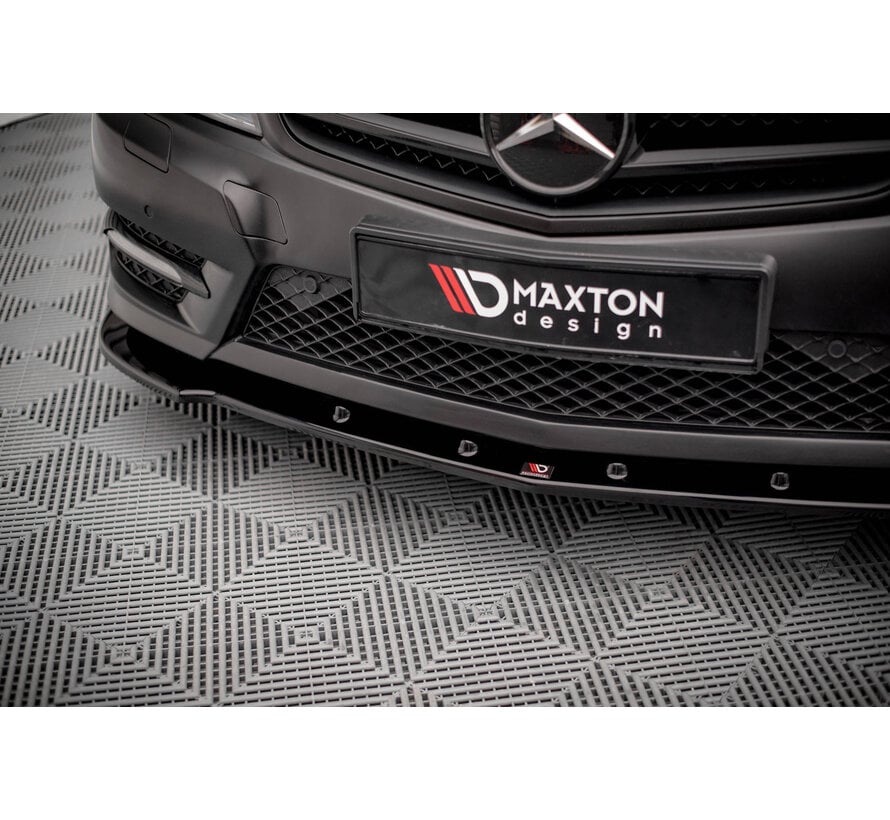 Maxton Design Front Splitter V.2 Mercedes-Benz C Coupe AMG-Line C204