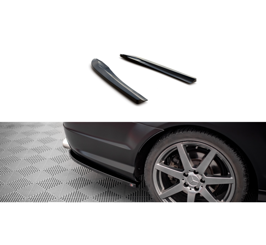 Maxton Design Rear Side Splitters Mercedes-Benz C Coupe  AMG-Line C204