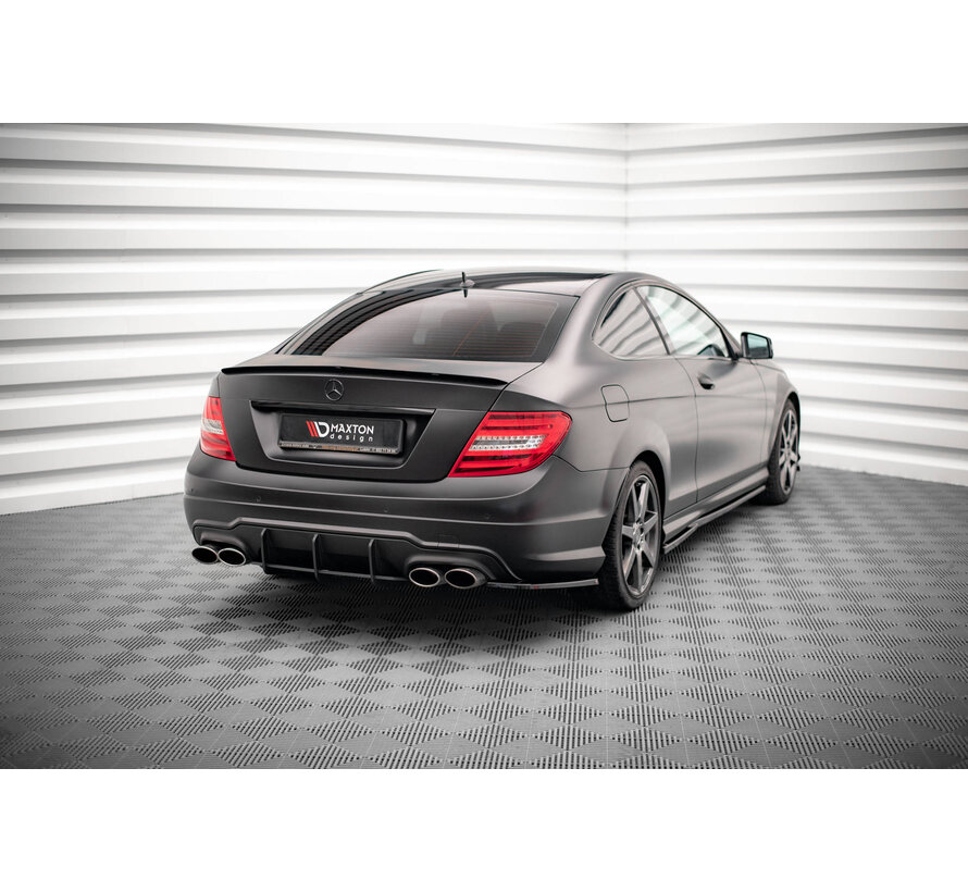 Maxton Design Rear Side Splitters Mercedes-Benz C Coupe  AMG-Line C204