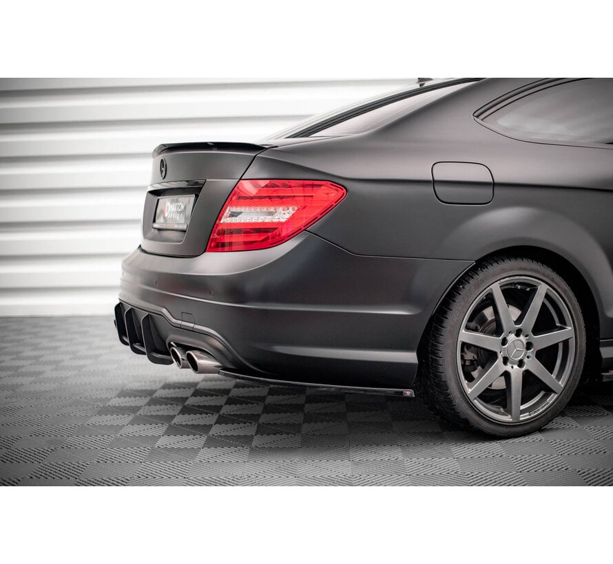 Maxton Design Rear Side Splitters Mercedes-Benz C Coupe  AMG-Line C204