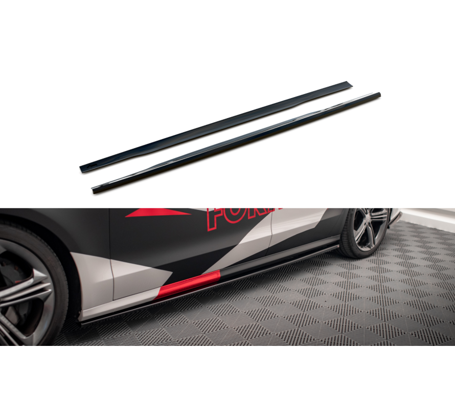 Maxton Design Side Skirts Diffusers V.1 Audi S8 D4