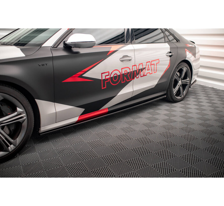 Maxton Design Side Skirts Diffusers V.1 Audi S8 D4