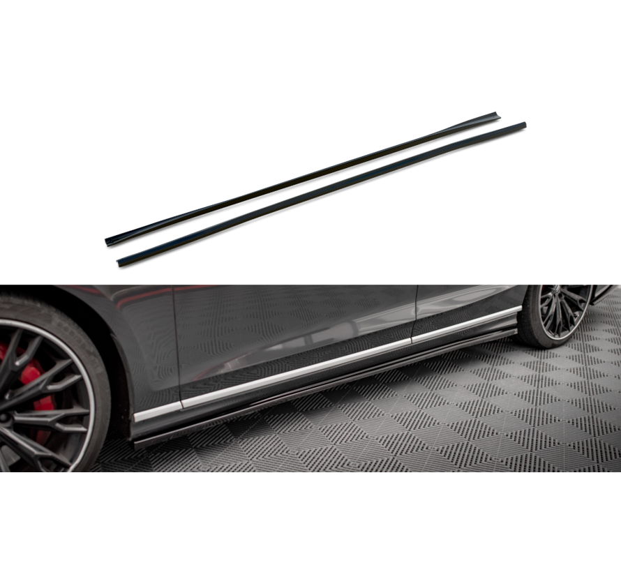 Maxton Design Side Skirts Diffusers Audi S8 / A8 S-Line D5