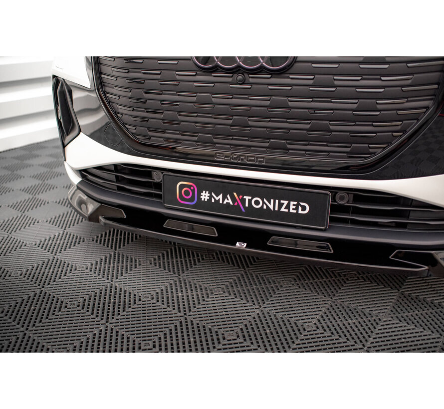 Maxton Design Front Splitter V.1 Audi Q4 e-tron Sportback Mk1
