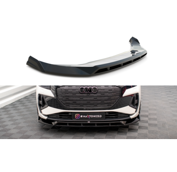 Maxton Design Maxton Design Front Splitter V.2 Audi Q4 e-tron Sportback Mk1