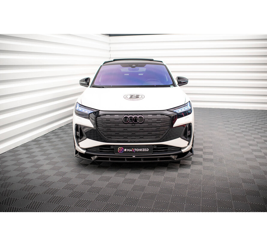 Maxton Design Front Splitter V.2 Audi Q4 e-tron Sportback Mk1
