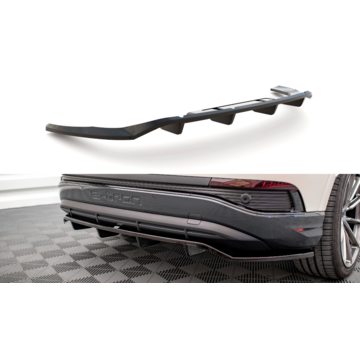 Maxton Design Maxton Design Central Rear Splitter (with vertical bars) Audi Q4 e-tron Sportback Mk1